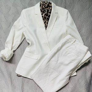 Ann Taylor White Suit